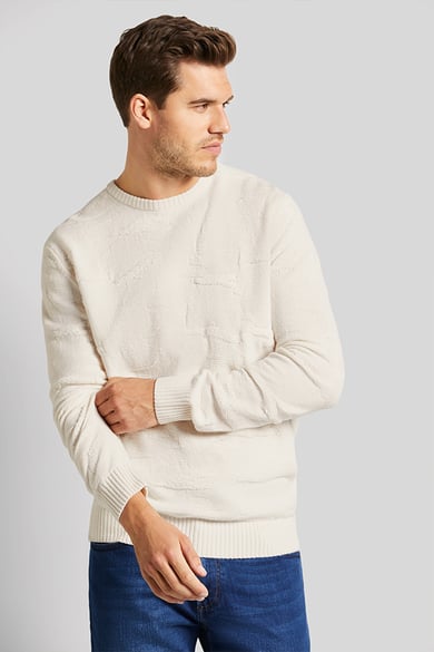 ΠΛΕΚΤΗ ΜΠΛΟΥΖΑ BUGATTI - 20 ΣΠΑΣΤΟ ΛΕΥΚΟ